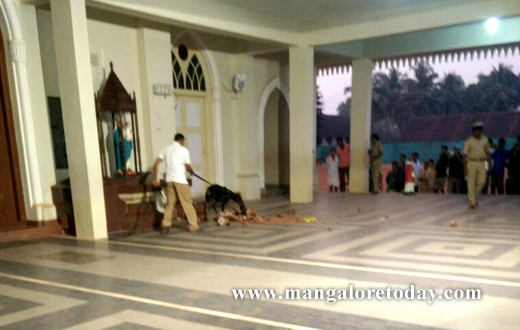 Antony statue at Shirva Church desecrated